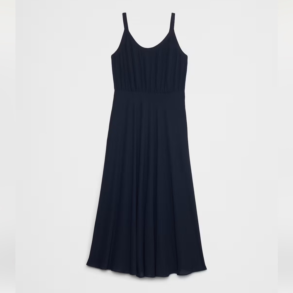 Banana Republic Blue Pleated Sundress